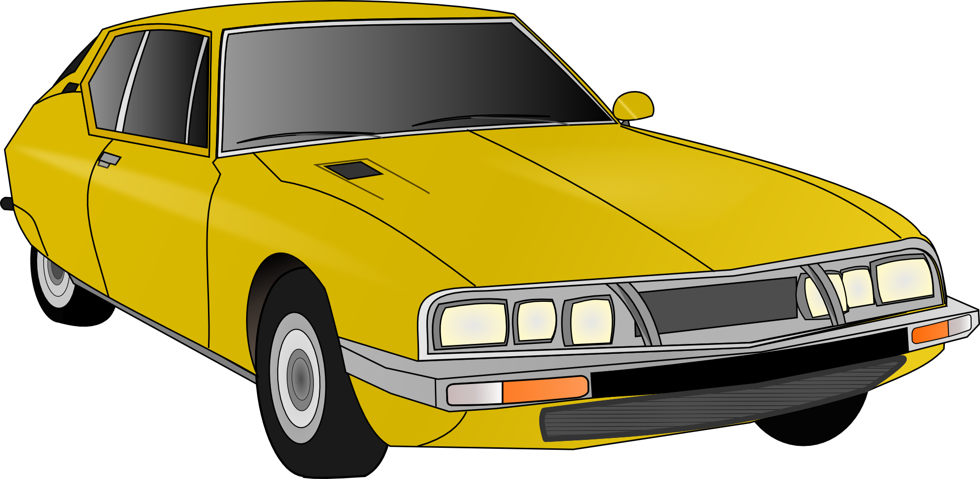 Old Car Clip Art Download - Png Download (1979x968), Png Download