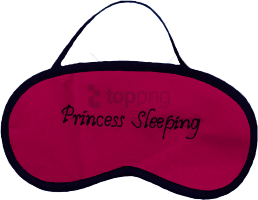Free Png Download Transparent Sleeping Eye Mask Png - Sleeping Mask Transparent Background Clipart (850x658), Png Download