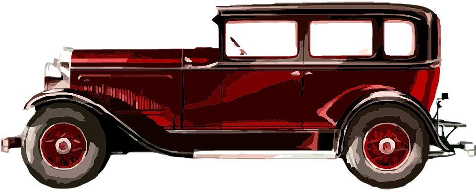 - Old Car - Wg-85 - Transparent Vintage Cars Clipart (960x480), Png Download