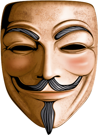 Guy Fawkes Mask - Mask Clipart (591x591), Png Download