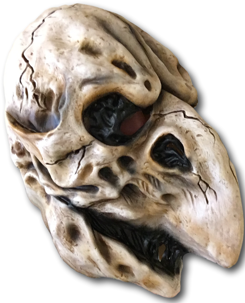 Crow Skull Mask - Crow Head Png Clipart (826x1024), Png Download