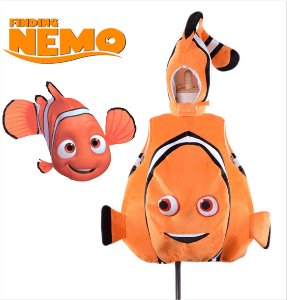 Finding Nemo Little Fish Kids Costumes 1 - Finding Nemo Costume Dory Clipart (1000x1500), Png Download