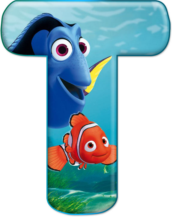 Abc 7, Finding Nemo, 1st Clipart (574x722), Png Download