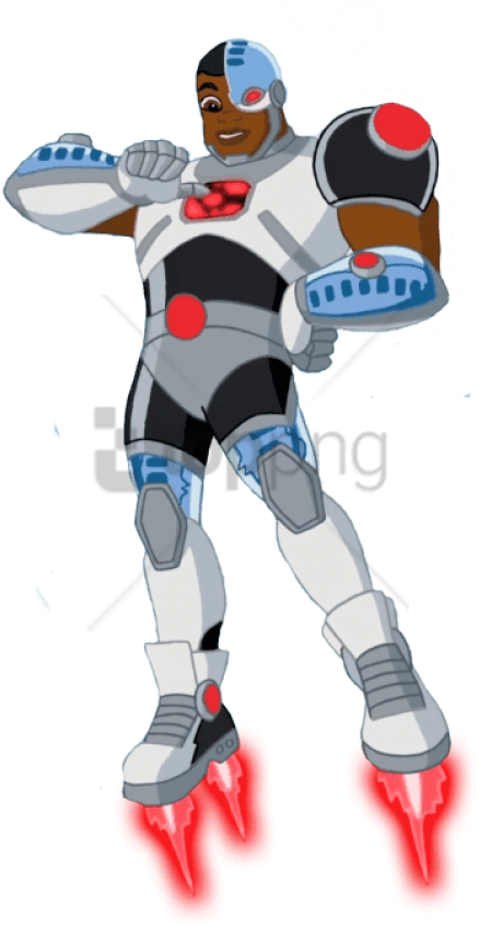 Free Png Download Dc Super Hero Girls Cyborg Clipart Transparent Png (480x845), Png Download
