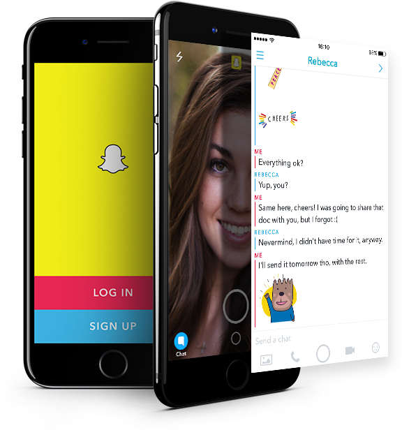 Working With Snapchat Feeds - Iphone Clipart (625x625), Png Download