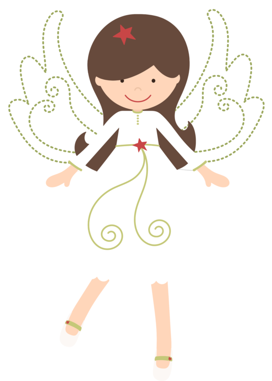 Guardian Angel First Communion Gift Girl - Angel Girl Clipart - Png Download (536x750), Png Download