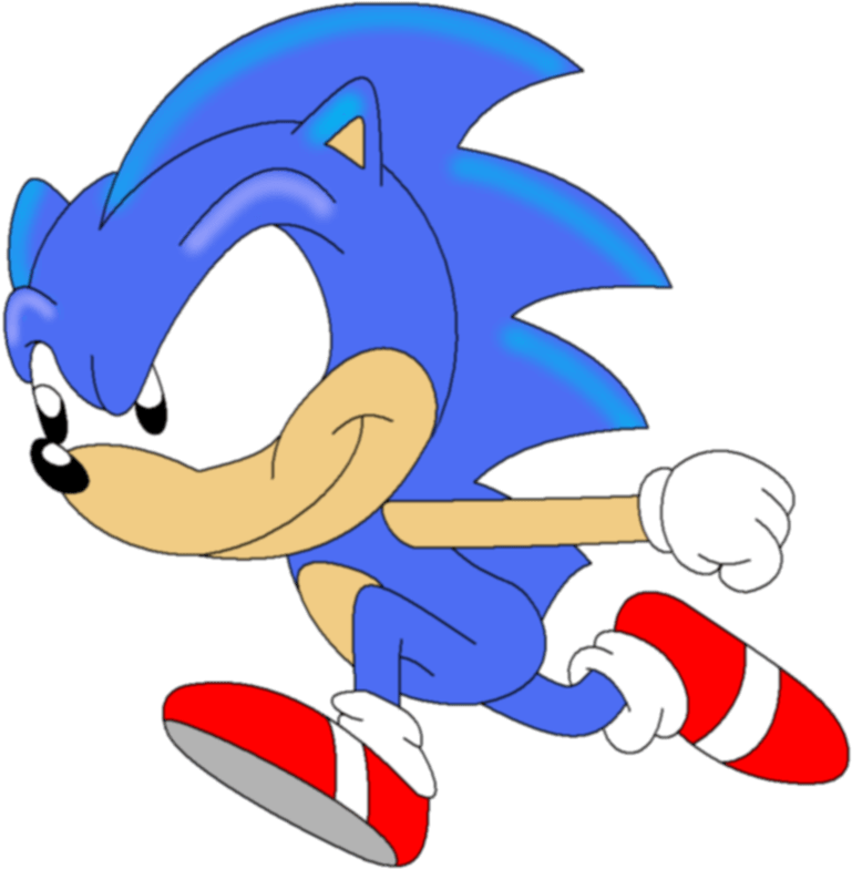 Sonic The Hedgehog - Video Game Character Sonic Clipart (894x894), Png Download