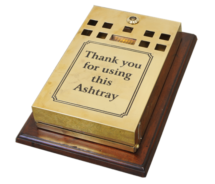 Aba05y Brass Wall Ashtray 1 - Wood Clipart (700x600), Png Download