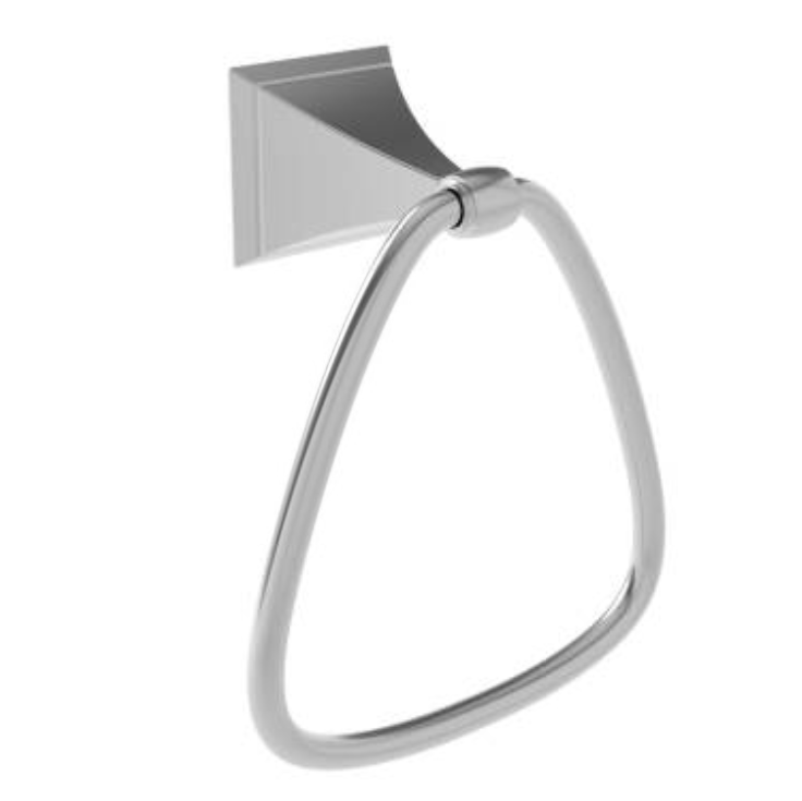 41-09 Newport Brass Towel Ring - Bangle Clipart (1525x734), Png Download