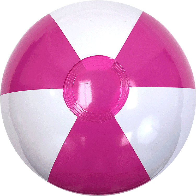 Pink Orange And Yellow Beach Ball Clipart (800x800), Png Download