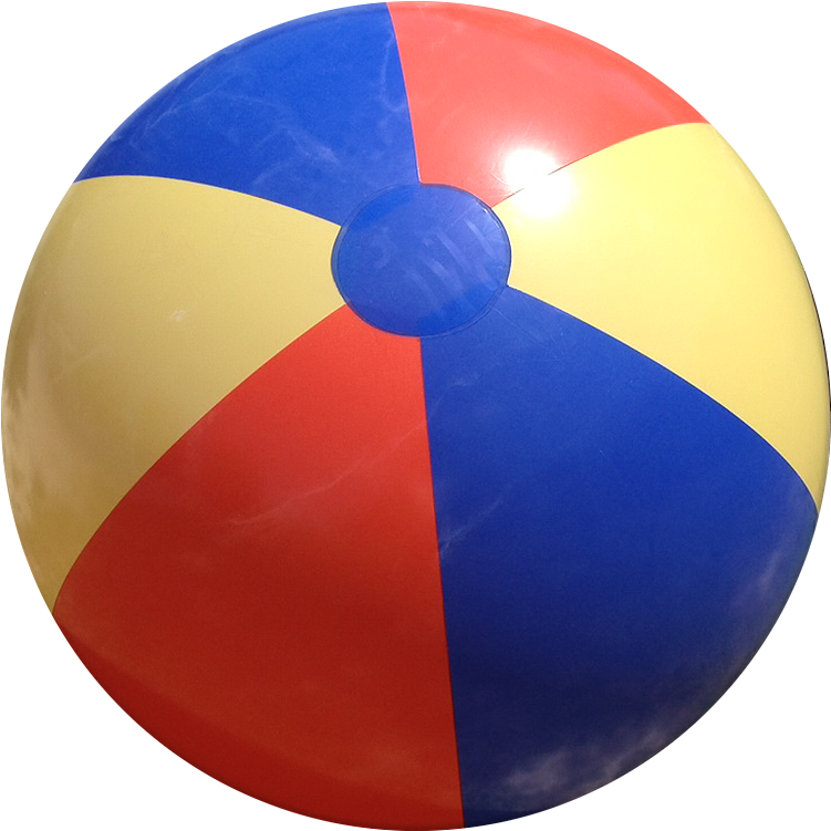 Largest Selection Of Beach Balls With Fast Delivery - Beach Ball Red Blue Clipart (800x800), Png Download