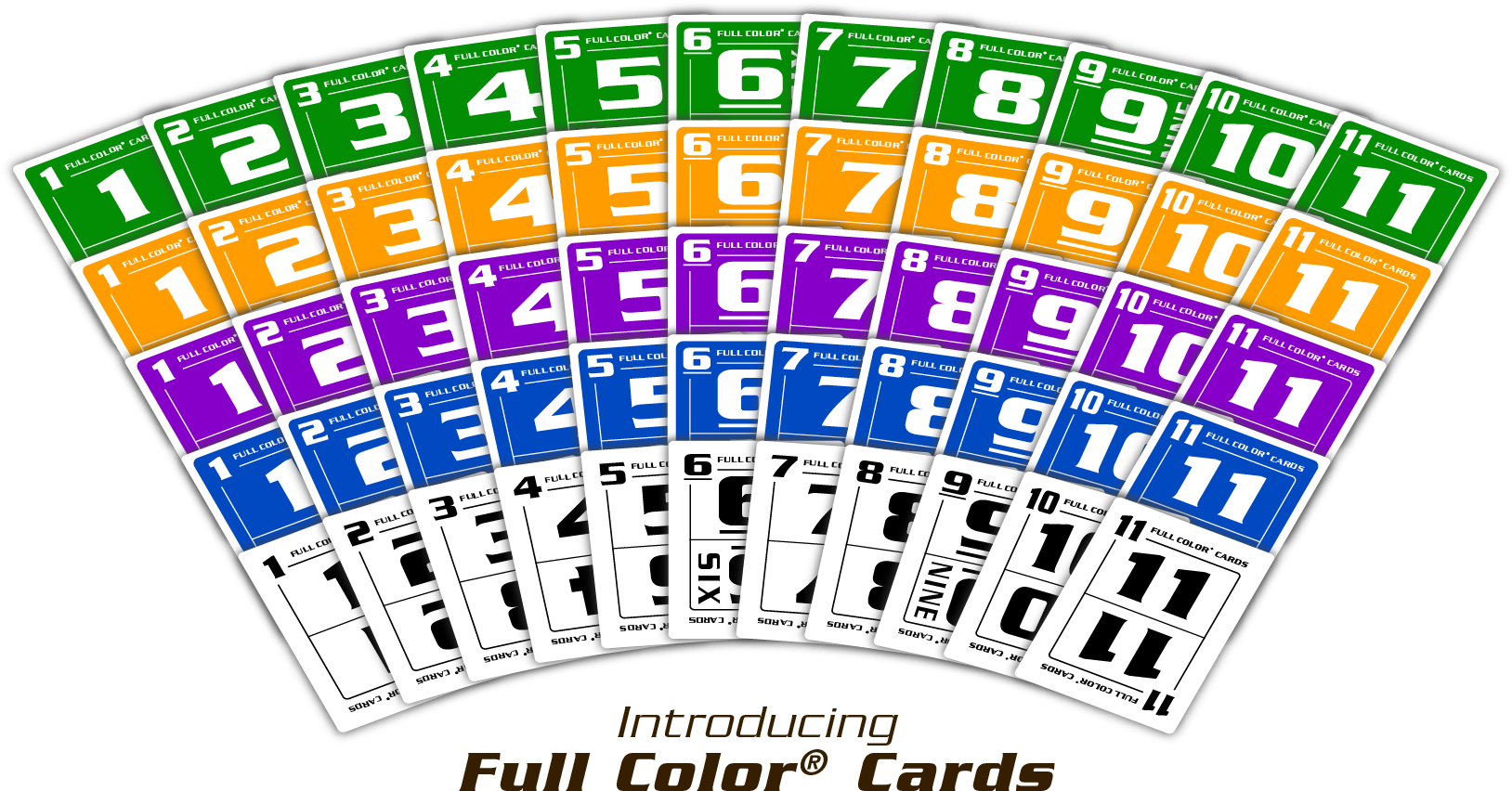 Full Color® Gaming System Is Infinite In Scope, Mathematical - 4 Color Suit Cards Clipart (1635x870), Png Download