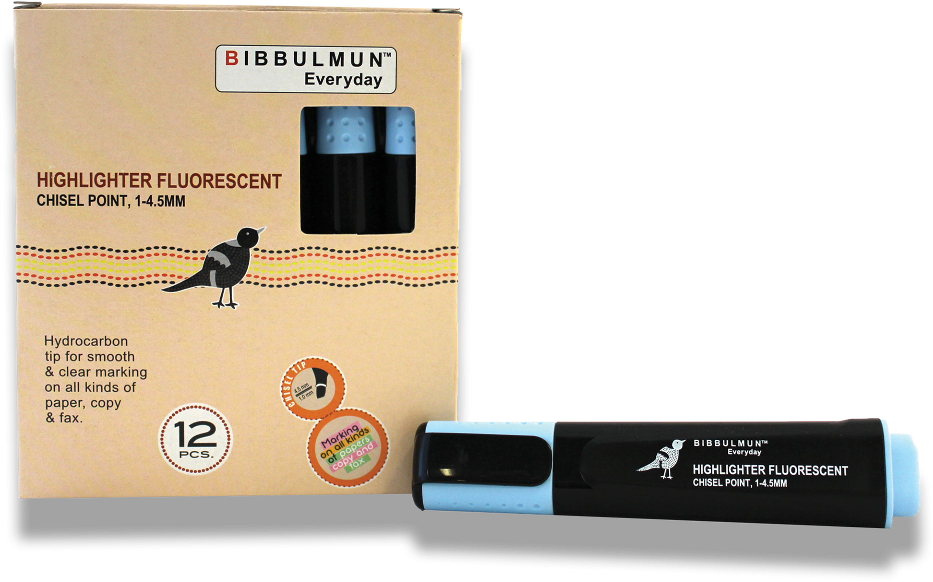 Highlighter 12-pack Blue - Usb Flash Drive Clipart (1920x1920), Png Download