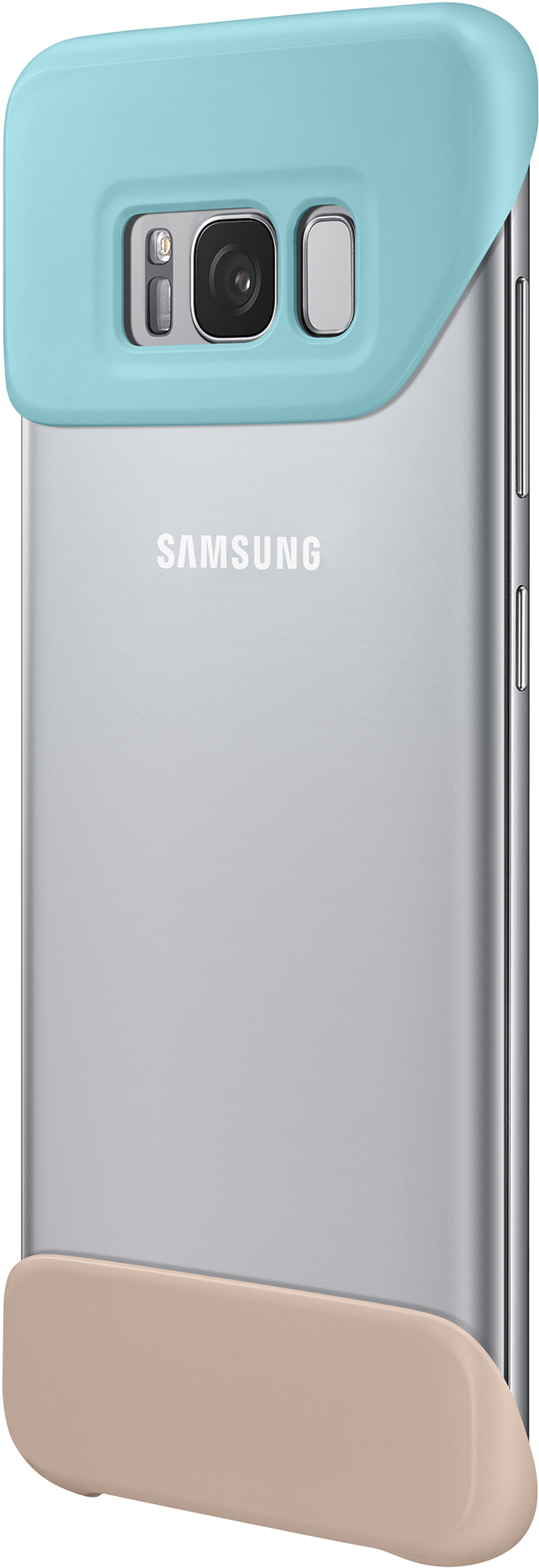 Samsung Galaxy S8 Two Piece Cover Mint & Brown - Smartphone Clipart (3000x2000), Png Download