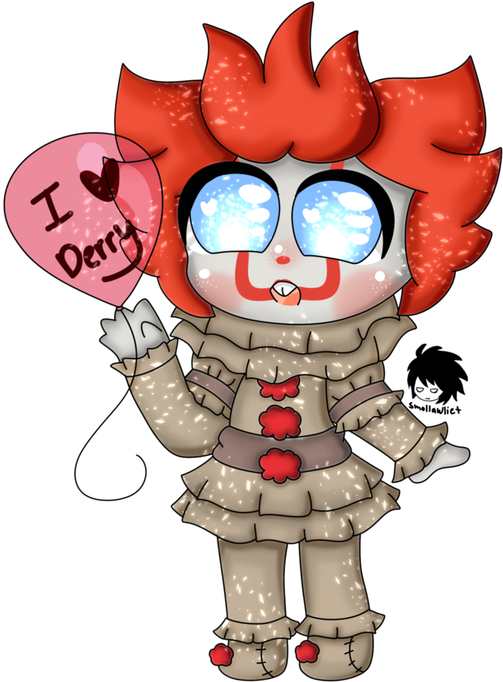 Picture Transparent Stock Pennywise The At Getdrawings - Chibi Pennywise Anime Clipart (779x1025), Png Download