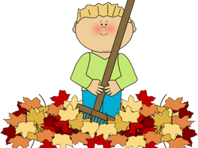 Raking Leaves Clip Art - Png Download (640x480), Png Download