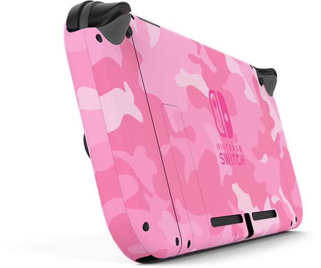 Disguise Your Nintendo Switch With A Newly Released - Pink Camo Nintendo Switch Clipart (800x700), Png Download