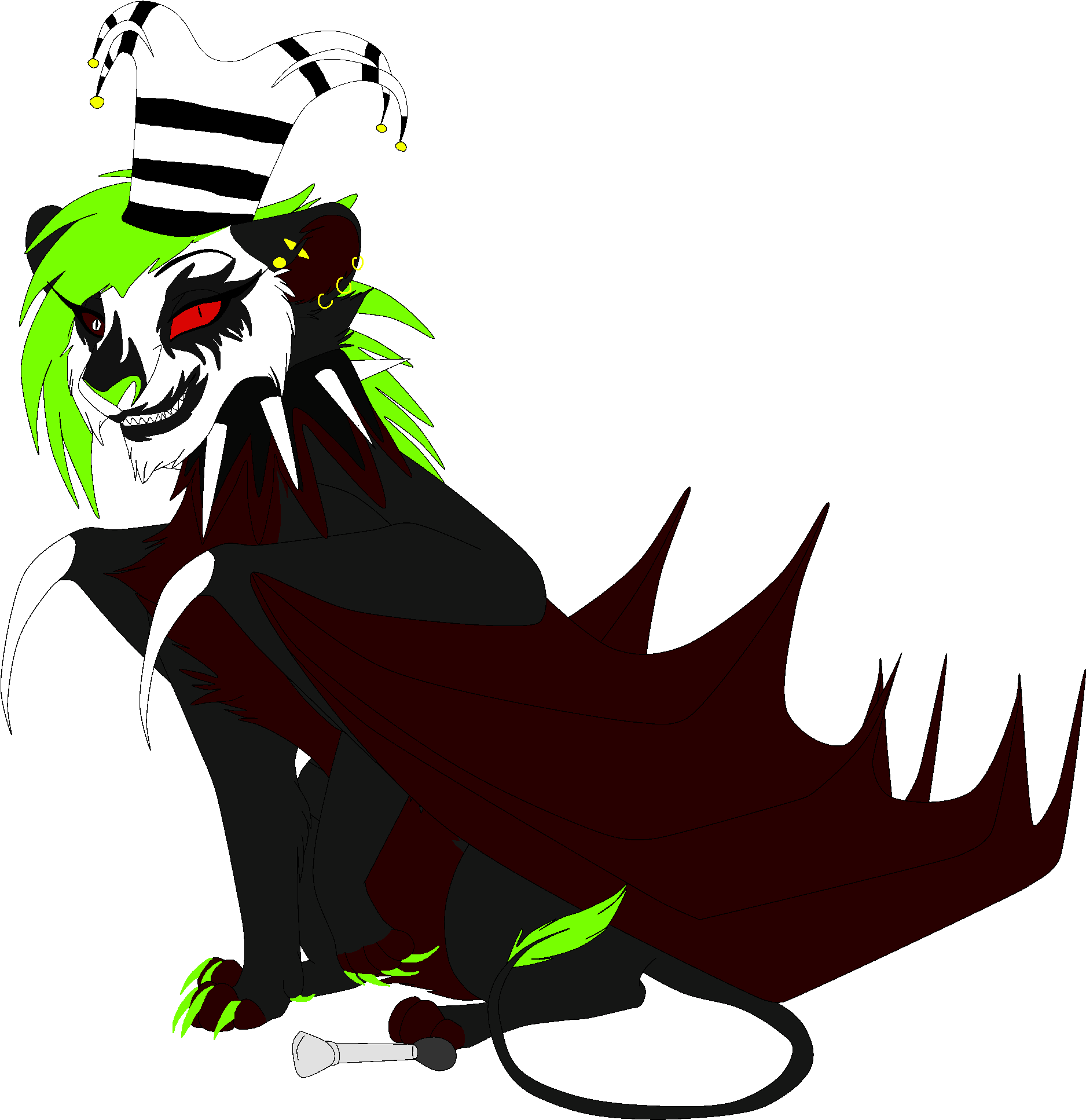 Creepy By Deadlyclowngirl - Illustration Clipart (2001x2056), Png Download