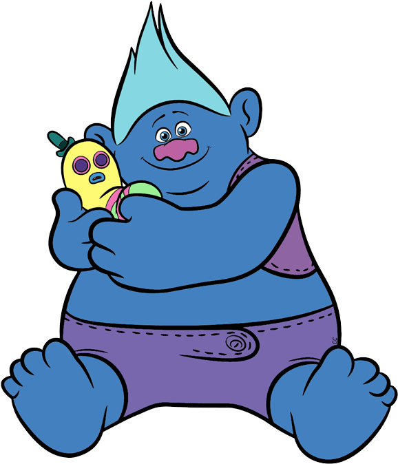 Biggie Cliparts - Trolls Character Clip Art - Png Download (591x679), Png Download