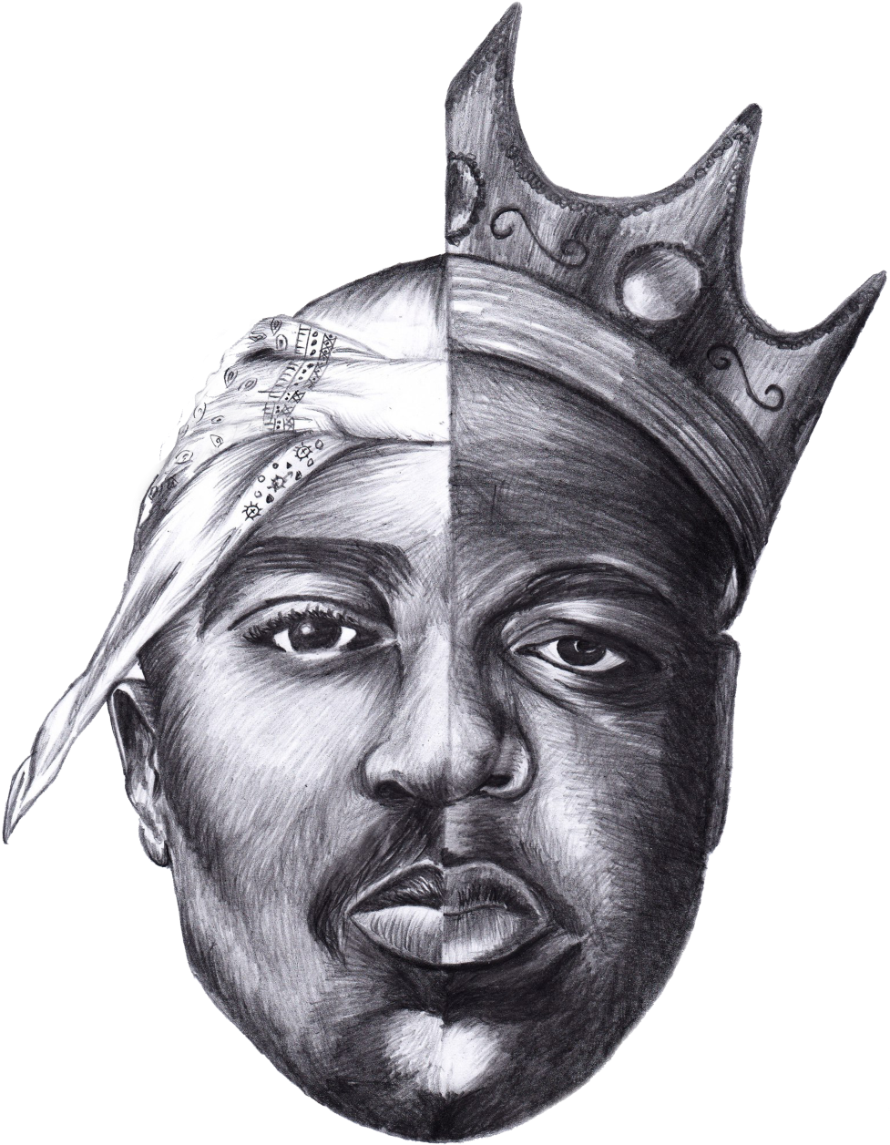 Beansabean 2pac The Notorious Big Kids - 2scratch Marlon Clarke Murders Clipart (1285x1285), Png Download