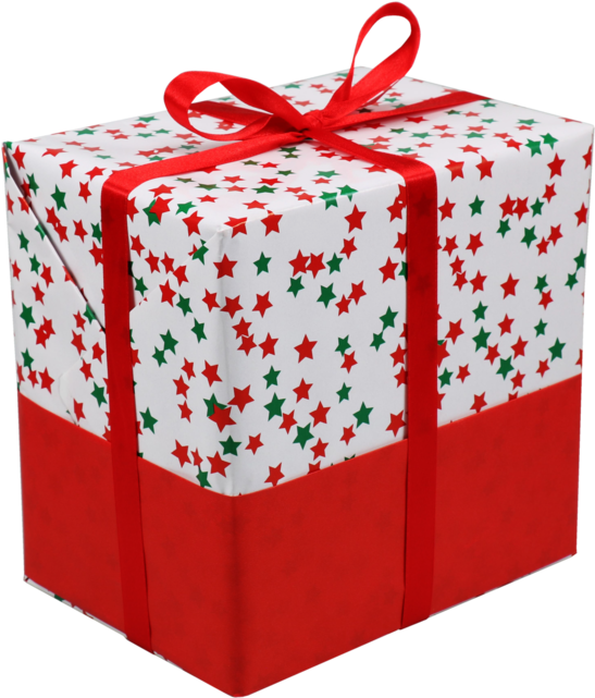 Lovly® Gift-wrapping Paper, 30cm, 200m, Confetti Stars, - Box Clipart (640x640), Png Download
