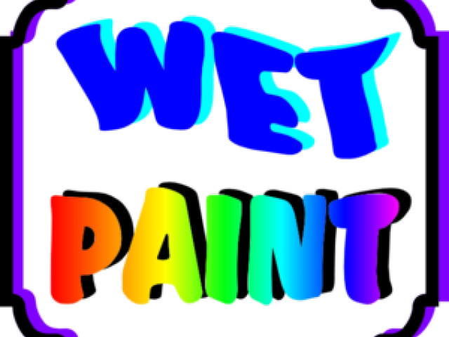 Paint Brush Clipart Wet - Png Download (640x480), Png Download