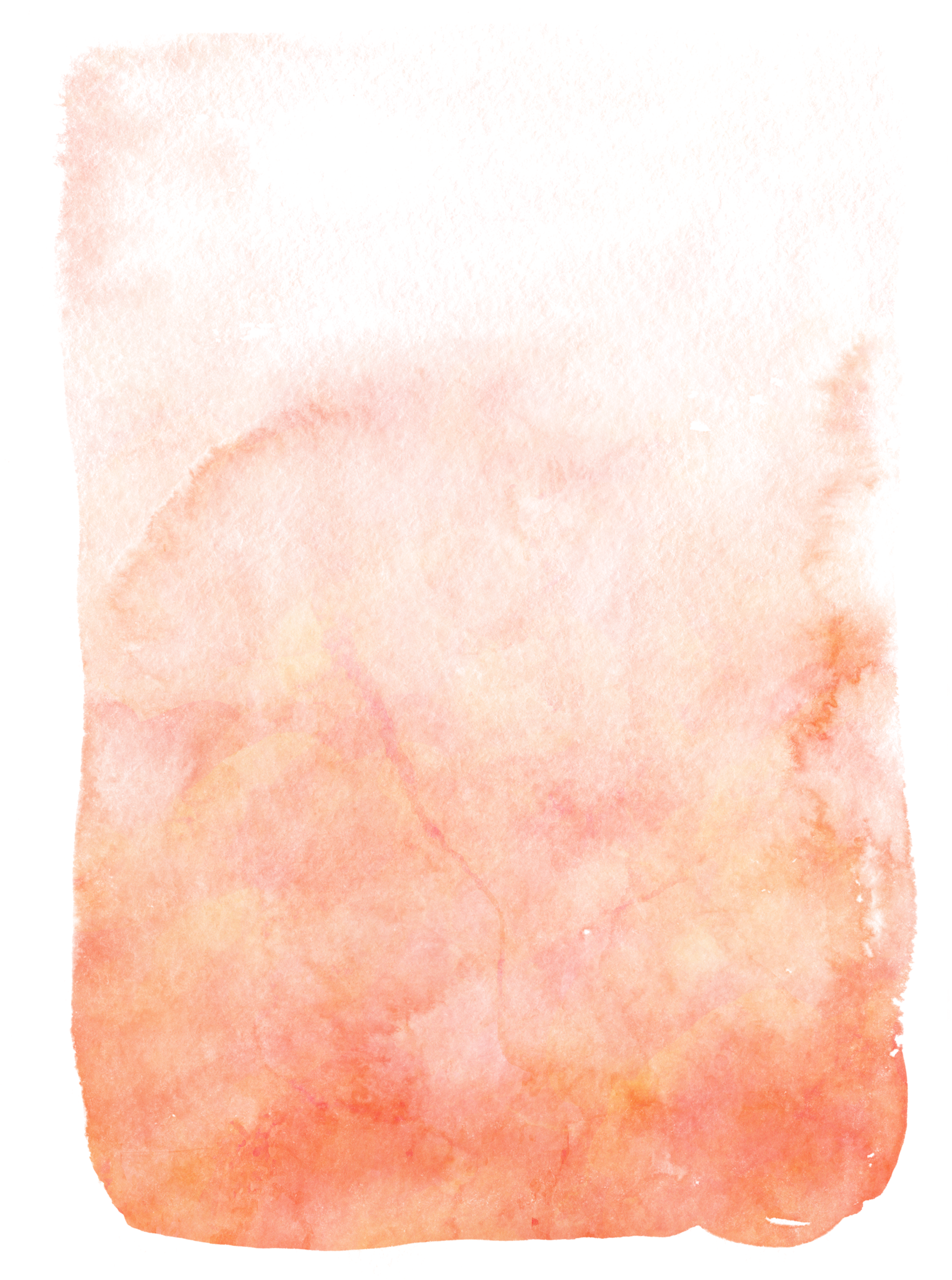 Coral Orange Free Watercolor Brush Stroke - Watercolor Paint Clipart (2500x2500), Png Download