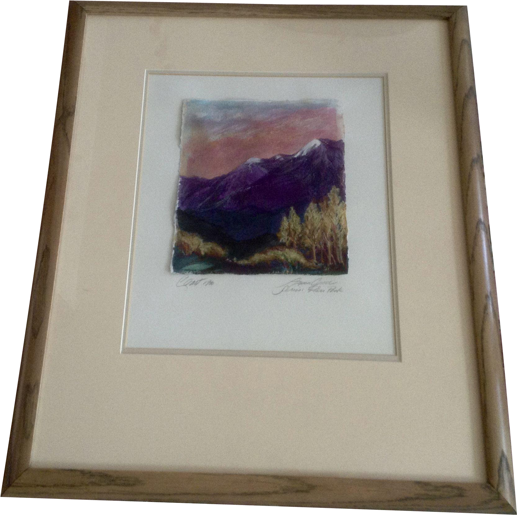 Barbara Coast, Mixed Media Watercolor Painting “aspen - Picture Frame Clipart (1668x1660), Png Download