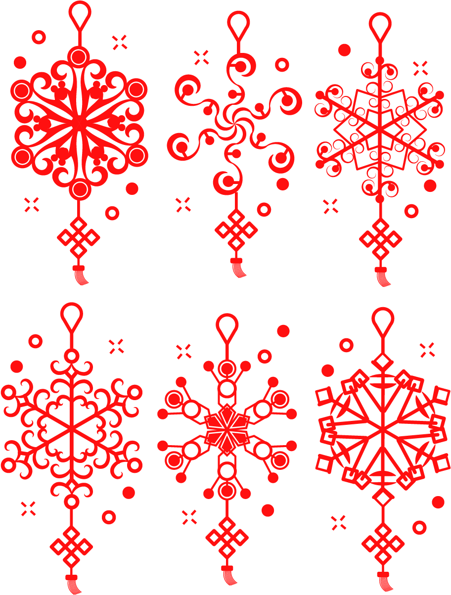 Elemento Decorativo De Comercio Invierno Copo Nieve Clipart (1024x1370), Png Download