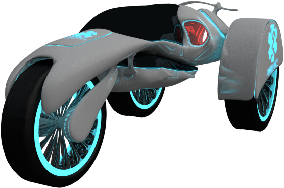 Blenderguru Futuristic Vehicles Competition Clipart (768x432), Png Download