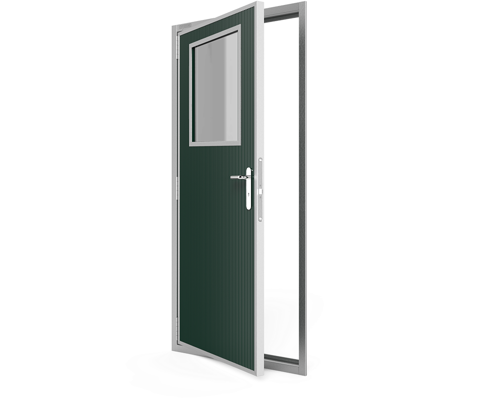 Stainless Steel Exterior Doors Clipart (1001x806), Png Download