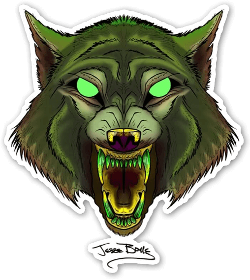 Wolf - Cartoon Clipart (538x600), Png Download