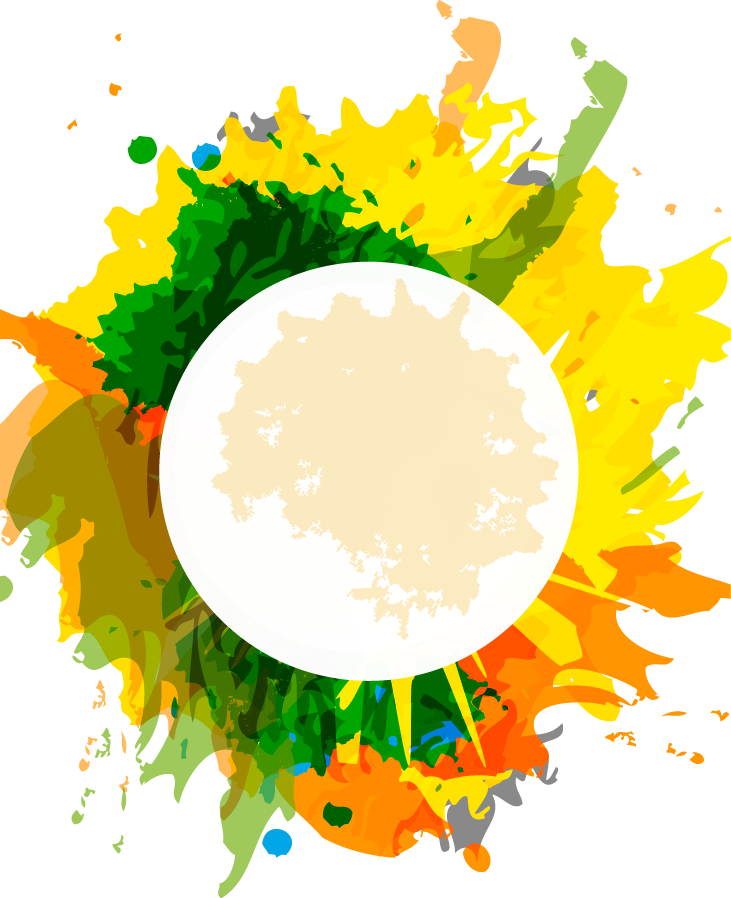 Abstract Art Element Euclidean Colorful Watercolor - Toner Vs Inkjet Clipart (731x898), Png Download