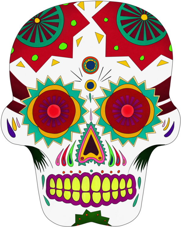 774 X 1032 11 - Sugar Skull Transparent Png Clipart (774x1032), Png Download