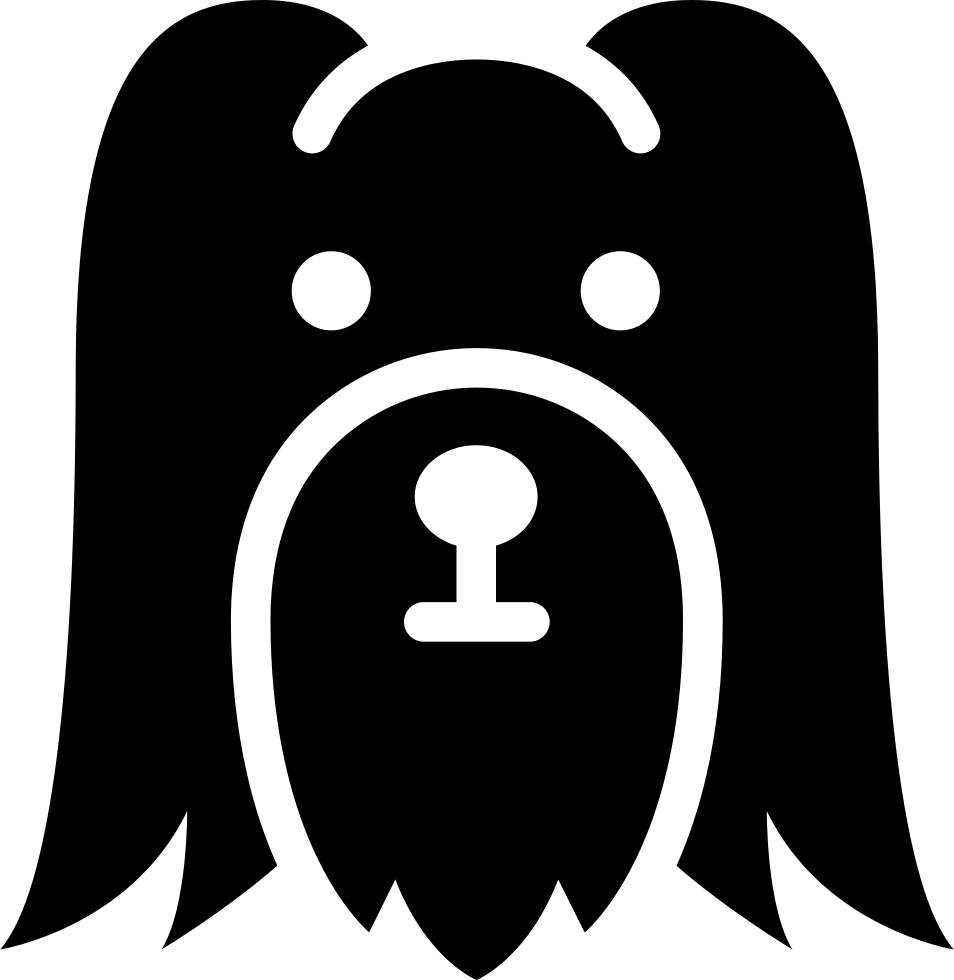 Long Haired Dog Head Comments Clipart (954x980), Png Download