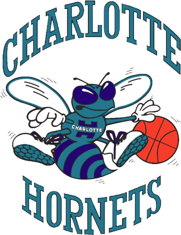 Charlotte Hornets Png - Charlotte Hornets Original Logo Clipart (613x789), Png Download