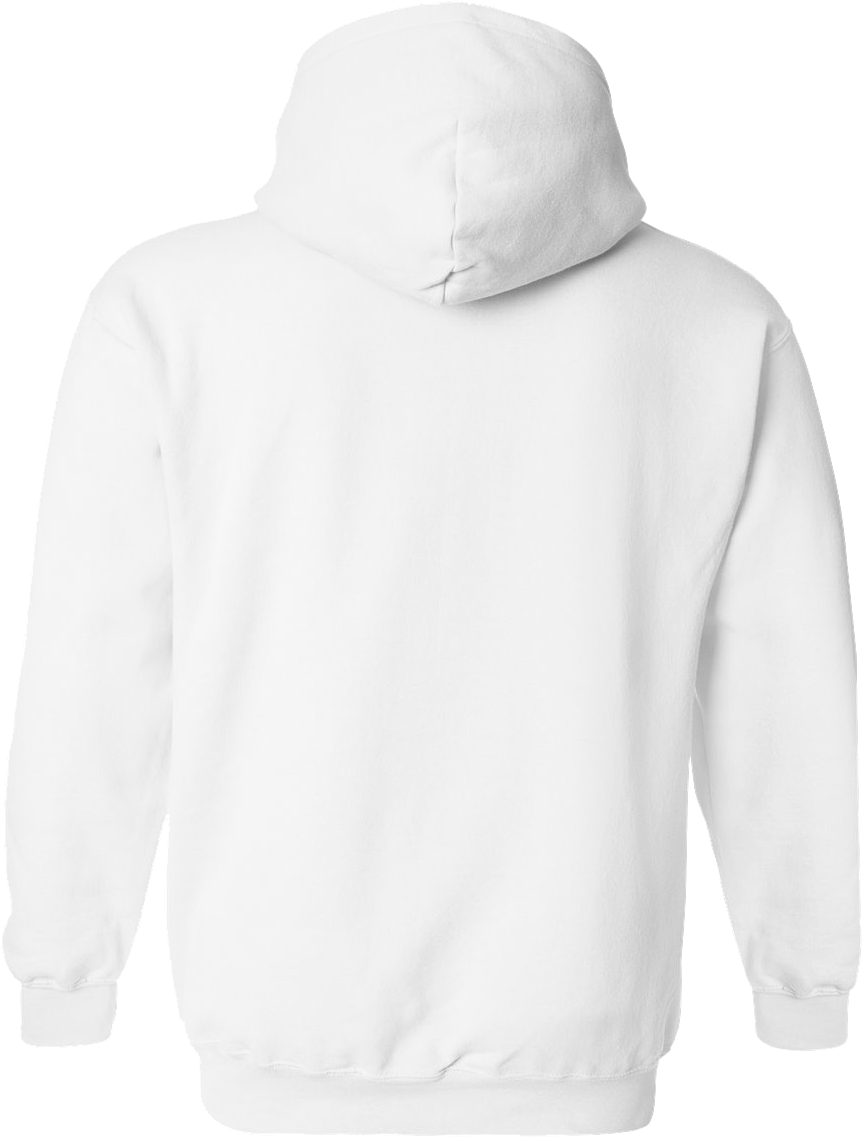 Sweatshirt Png - White Hoodie Front And Back Png Clipart (862x1137), Png Download