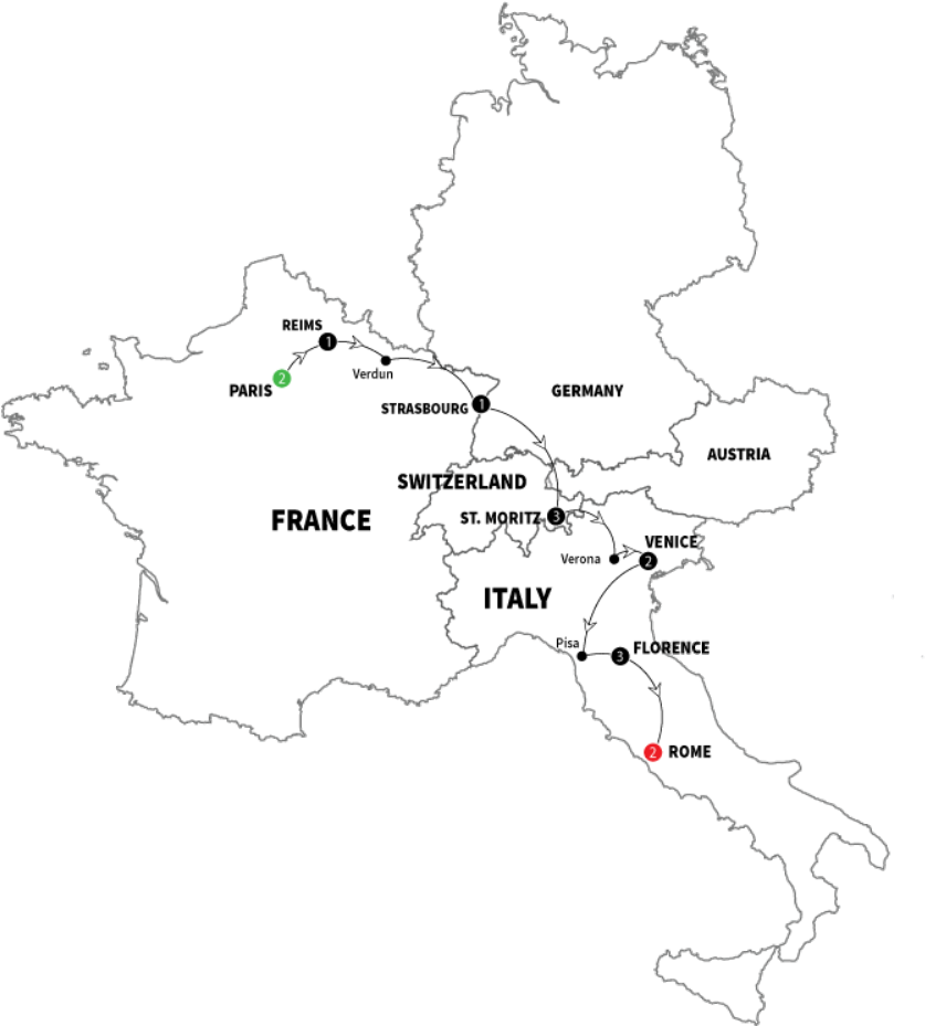 15 Days From $5,195 Pp Twin Share - Bad Kreuznach Deutschlandkarte Clipart (1000x1031), Png Download