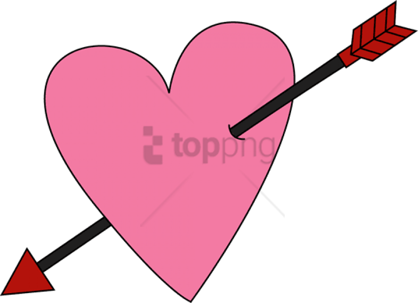 Free Png Valentines Day Heart Png Image With Transparent - Valentine's Day Clipart (850x617), Png Download