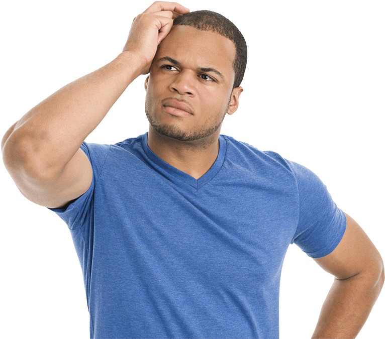 780 X 681 17 - Man Confused Png Clipart (780x681), Png Download