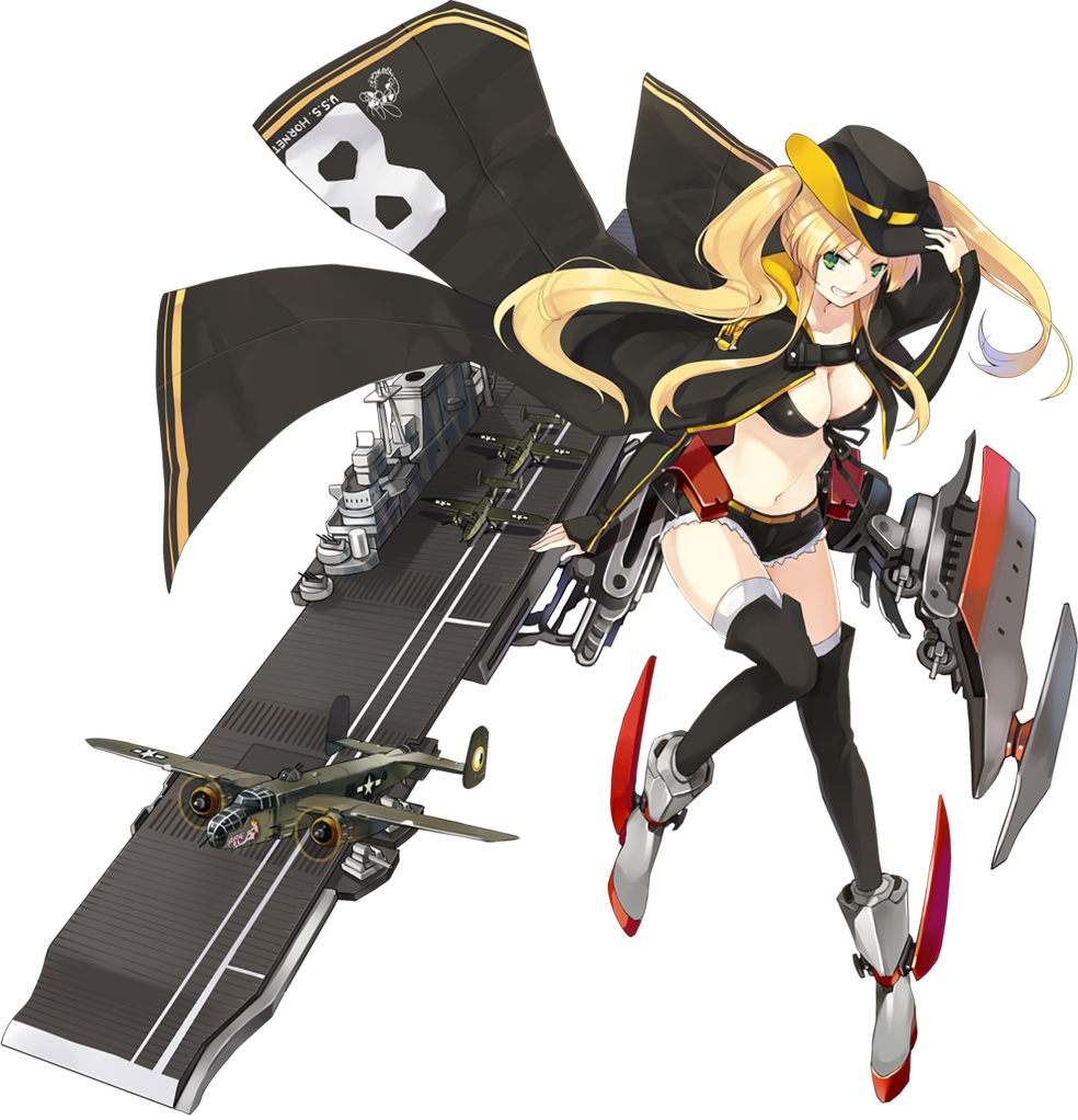 Hornet - Uss Hornet Azur Lane Clipart (984x1022), Png Download
