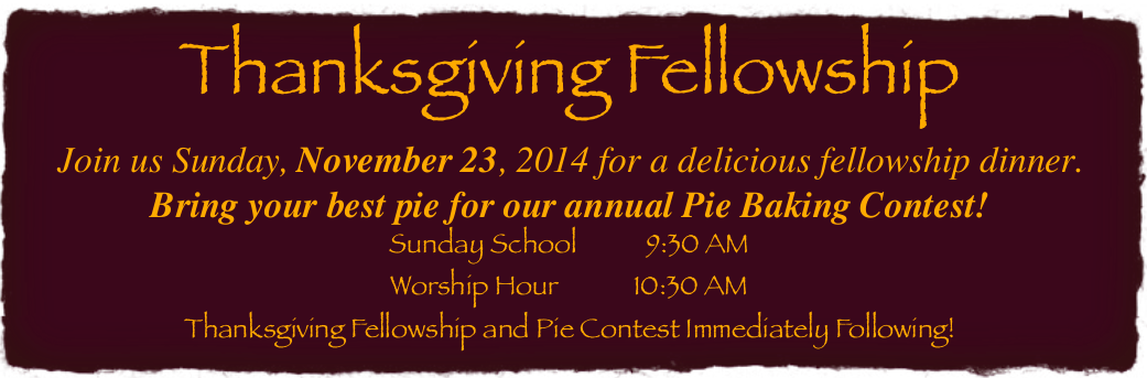 Thanksgiving Fellowship Banner Clipart (1041x343), Png Download
