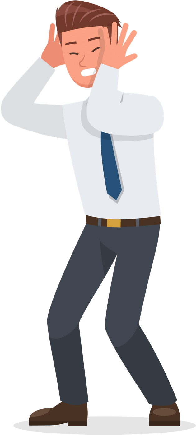 I'm Confused" - Cartoon Clipart (890x1516), Png Download