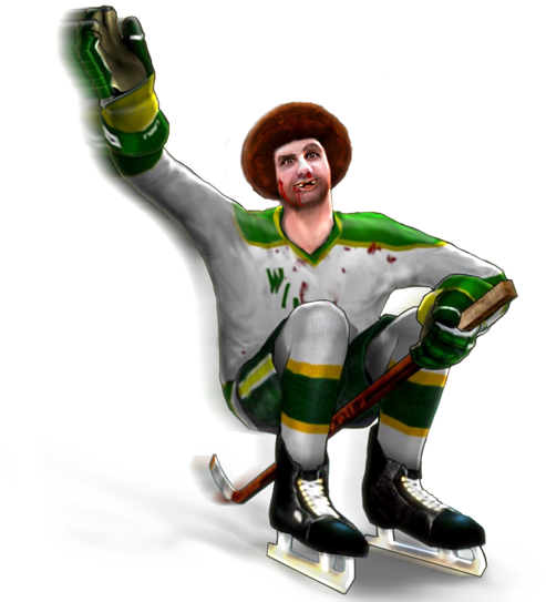 Player - Animated Hockey Player Png Clipart (633x542), Png Download