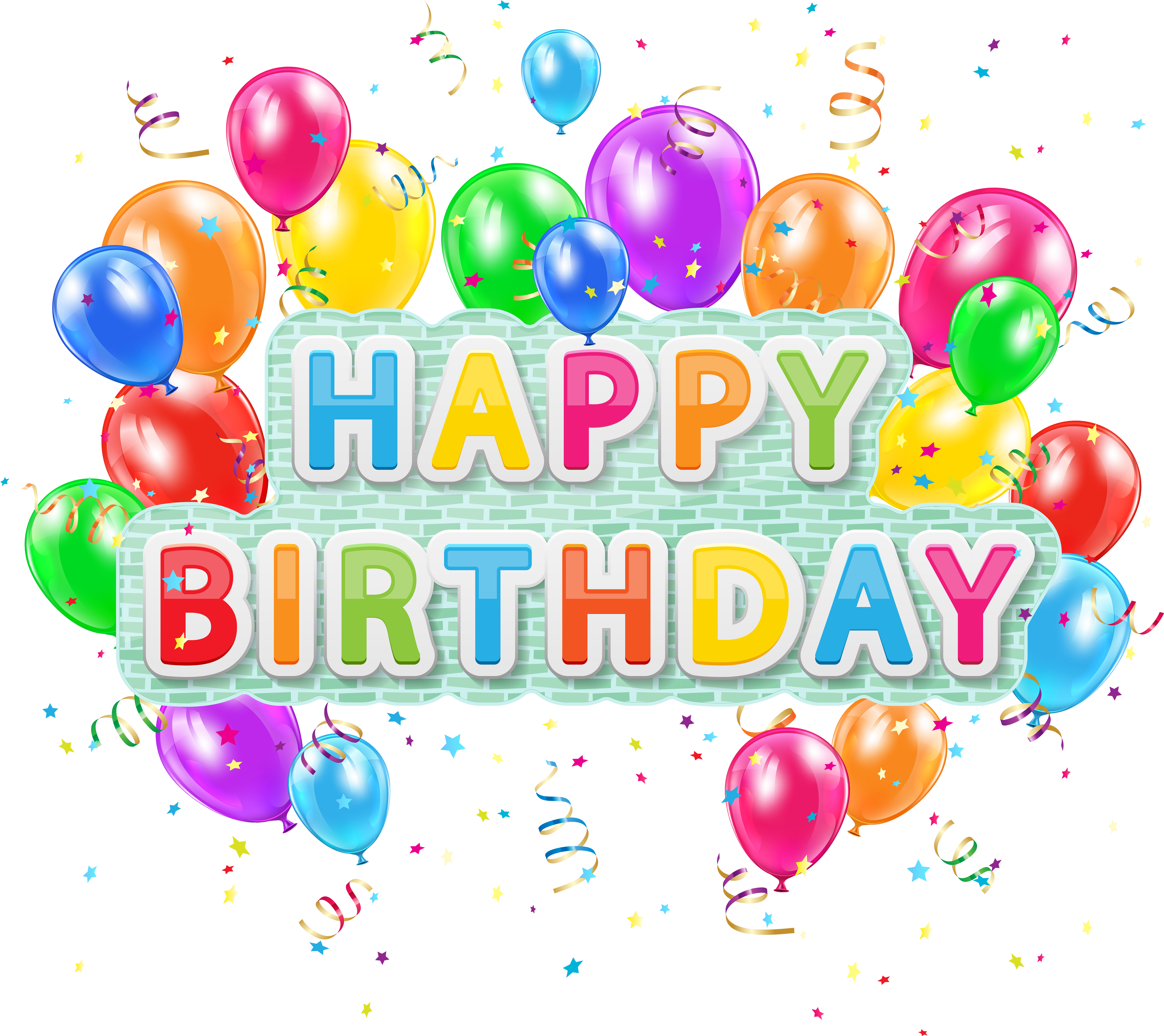 Pinrt Digital Media Marketing On Word Art Pinterest - Happy Birthday Clipart - Png Download (6000x5344), Png Download