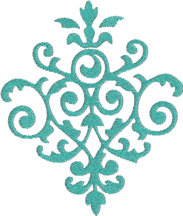 Arabesco Turquesa Png Clipart (600x600), Png Download