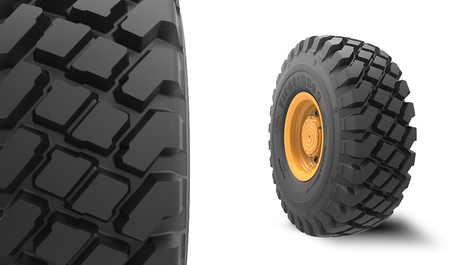 Firestone Versabuilt Tire - 23.5 R25 Firestone Versabuilt Ap Clipart (960x540), Png Download