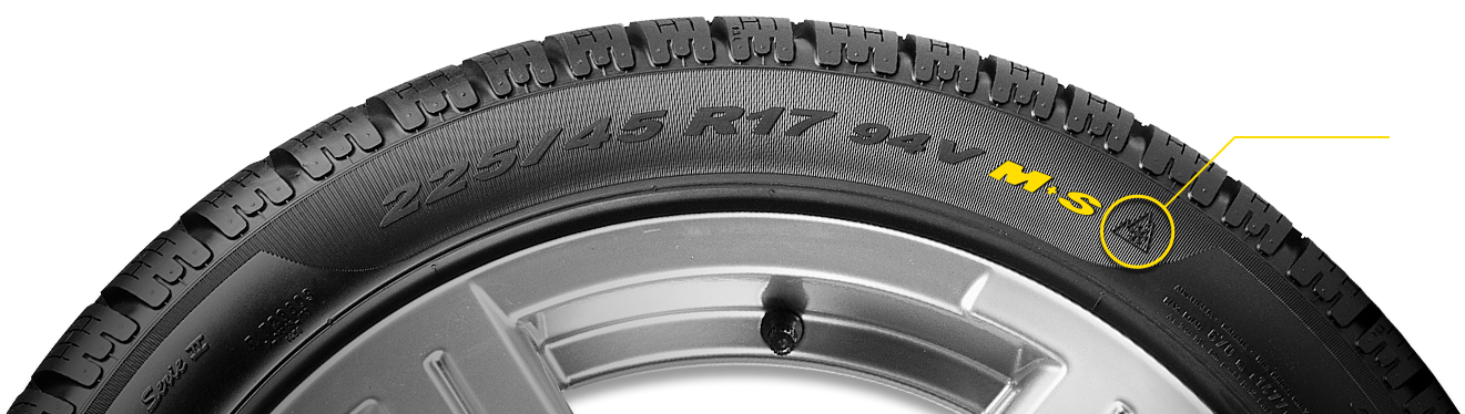 How To Recognize Winter Tires Clipart (1362x376), Png Download