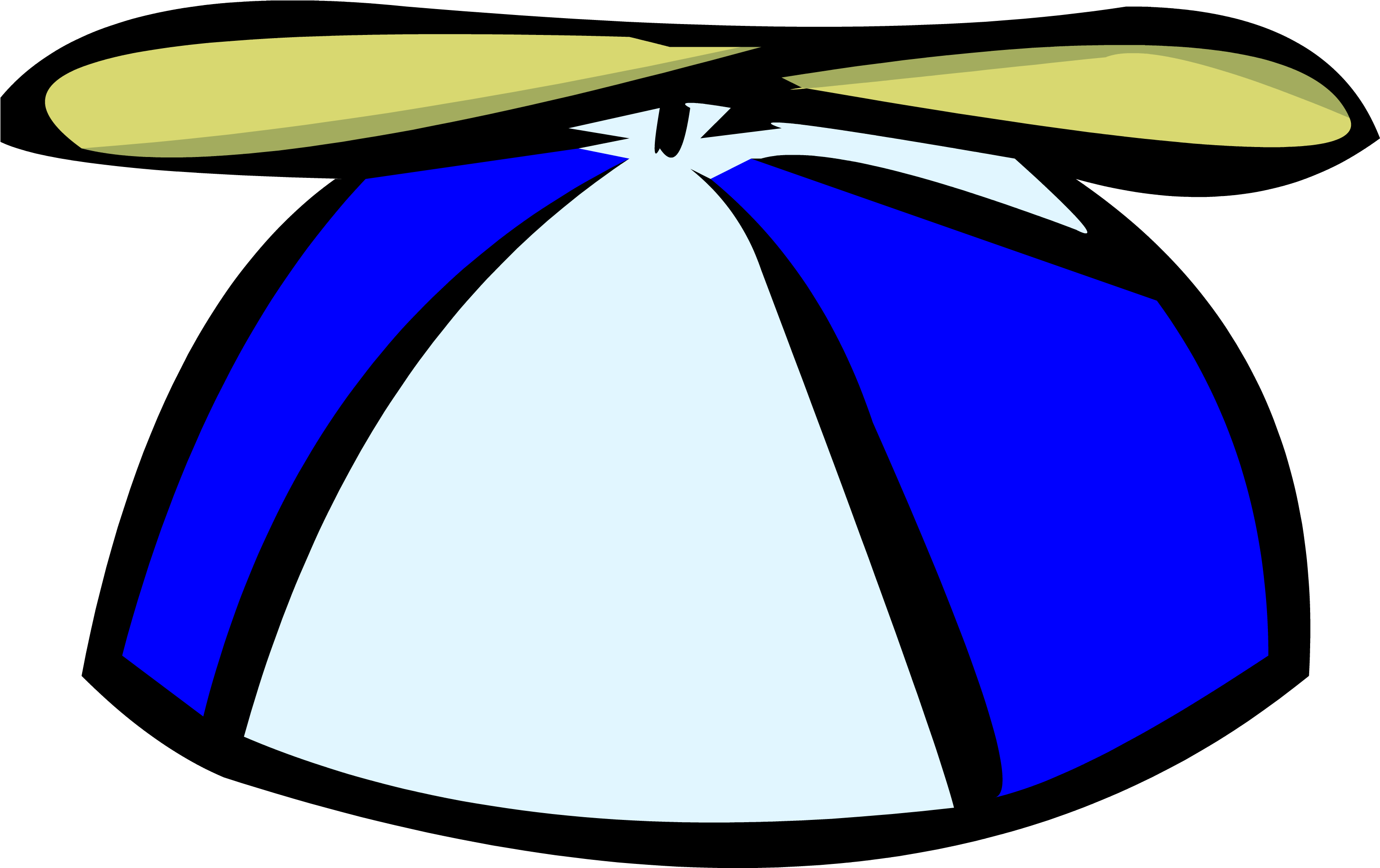 The Free Item Was The Blue Propeller Cap, Which Was Clipart (3040x1920), Png Download