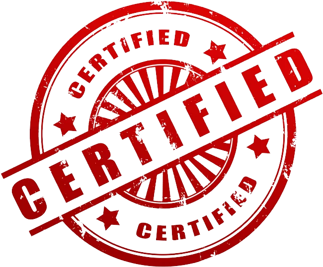 Certified Png Clipart (1008x788), Png Download